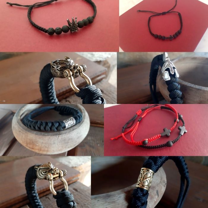 Най-новите модели! Тактическа Гривна от Паракорд 550