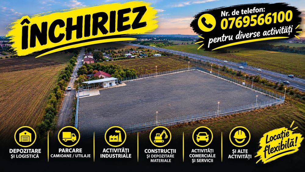 Închiriez teren 10.000mp