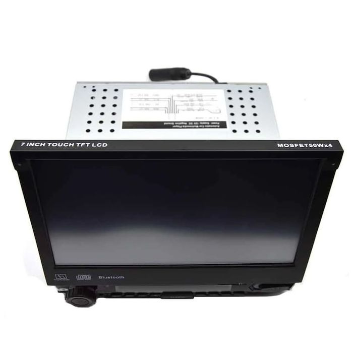 Медиен плейър 7" с тъчскрийн DVD, MP3, MP4, bluetooth, 1DIN