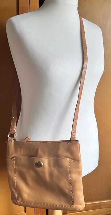 Дамска чанта естествена кожа 2бр