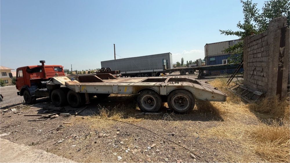 Камаз тягач прцеп трейлер