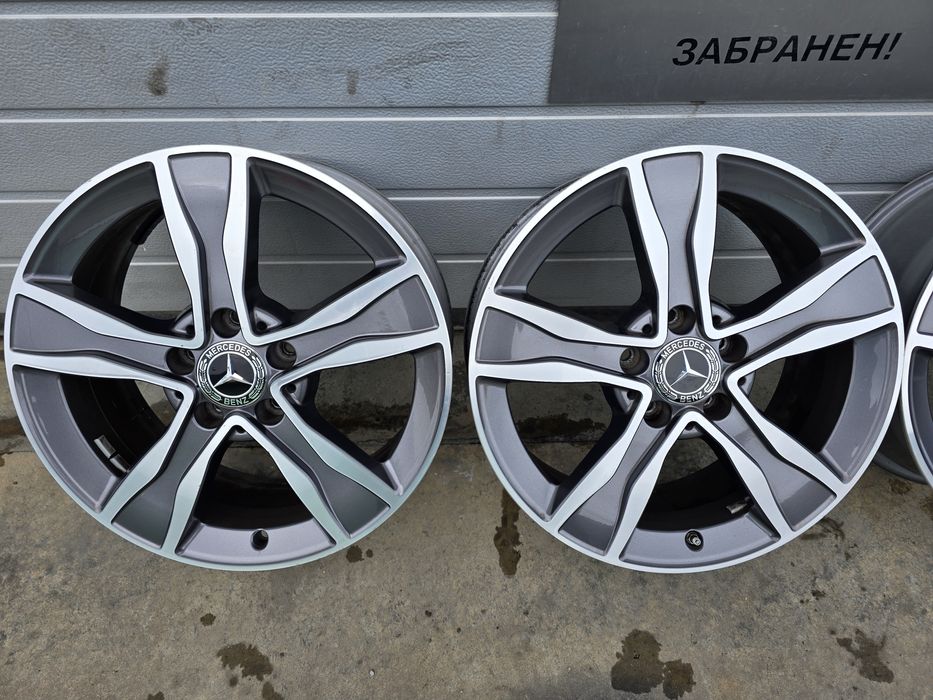 17цола оригинални джанти за MERCEDES С ДАТЧИЦИ.