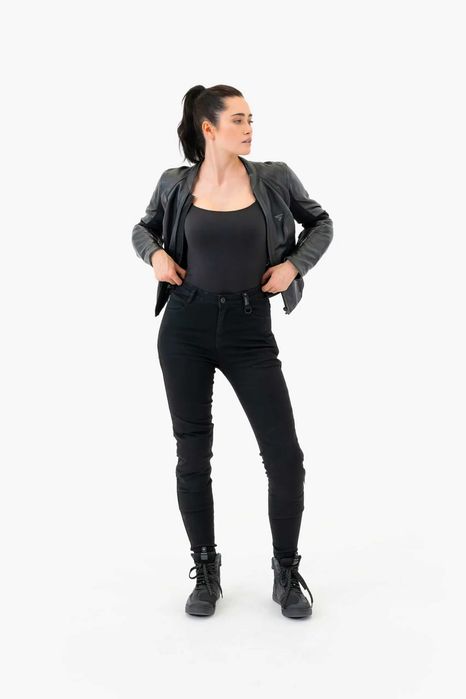 Дамски мото дънки SHIMA FLEXX BLACK, всички протектори