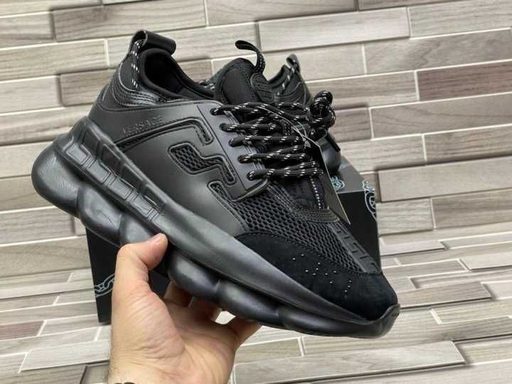 Sneakers Versace Chain Reaction Black -NEW (36-45)