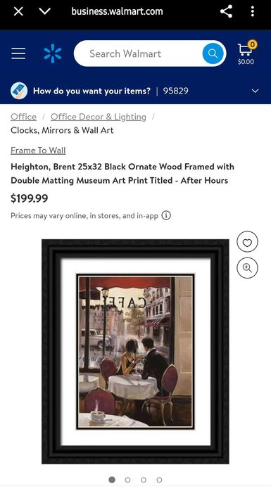 Tablou vintage reproducere moderna "After Hours" de Brent Heighton.