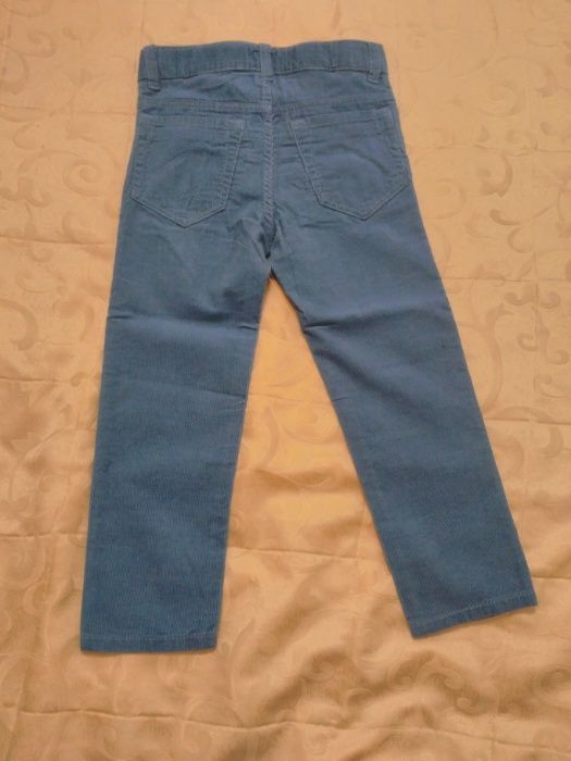 Pantalon H&M nou - copii 4-6 ani, albastru deschis