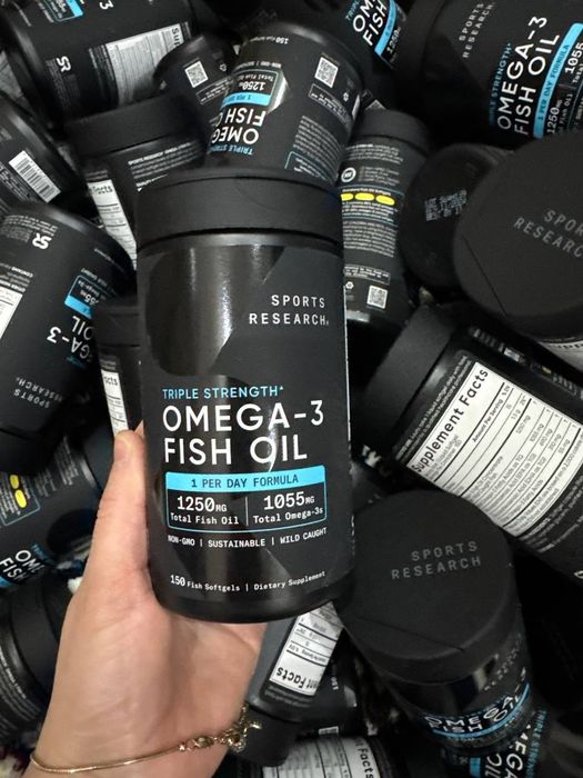 OPTOM Омега 3 fieh oil 1250 fish oil 1055mg omega 3 150softgels