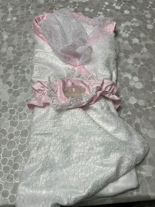 Детский конверт на выписку