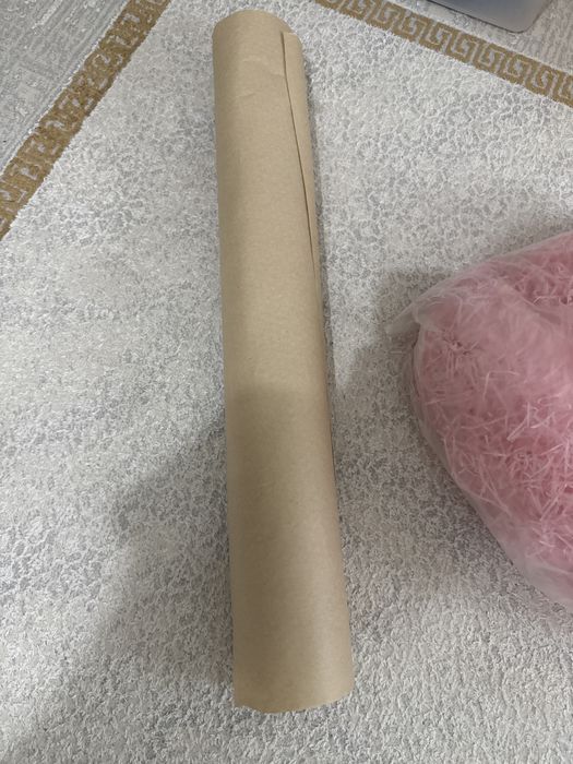 Подарочные наполнители+ рулон упаковочная бумага