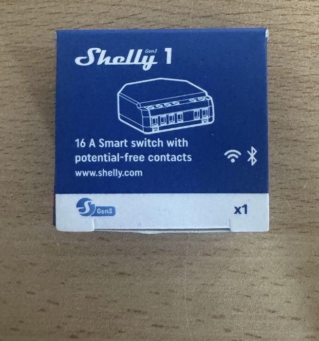 releu inteligent Shelly 1 Gen3