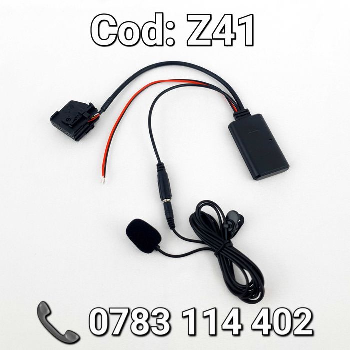 Modul Bluetooth + Mic–Cablu Aux–RNS RNS2 MFD2 MFD3 RCD RNS E–VAG– Z41