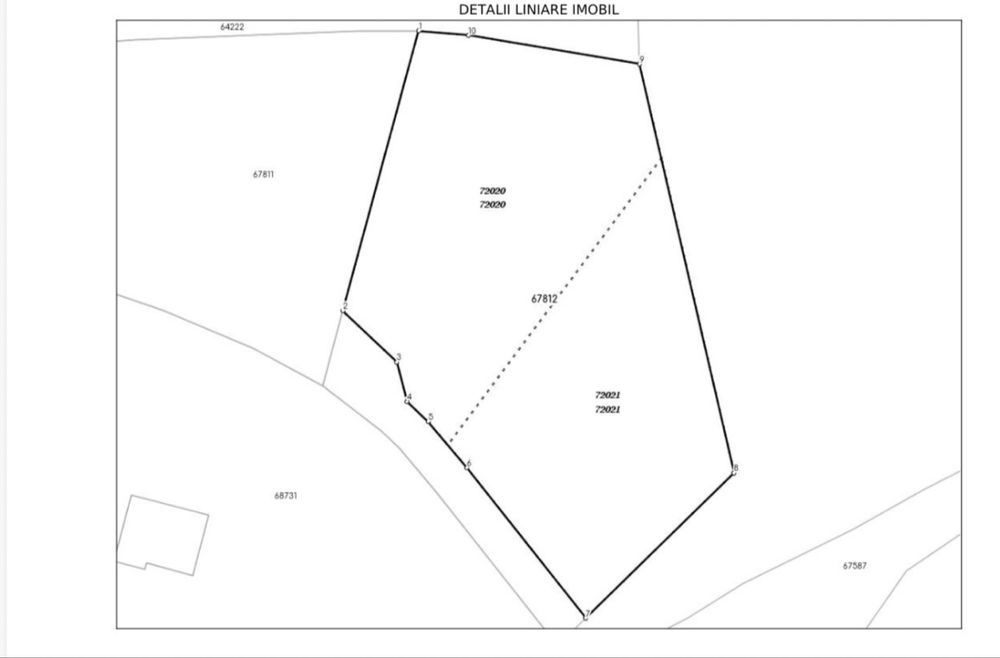 Teren de vânzare Goruni, Tomești – 1600 MP  - Parcelabil
