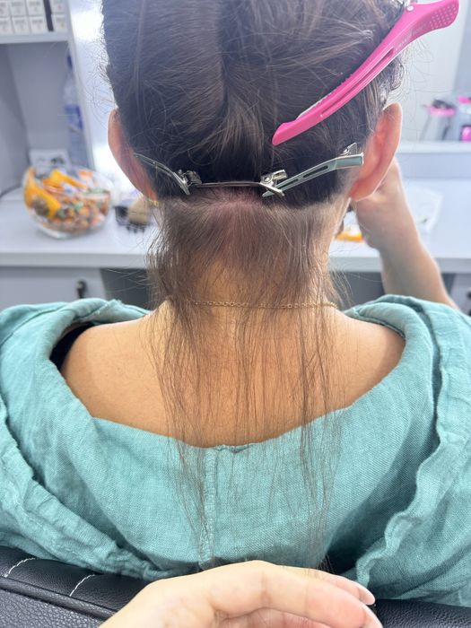 Профессиональная наращивание волос