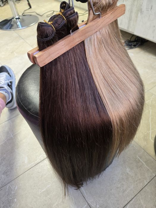 Естествена славянска коса 100 гр.