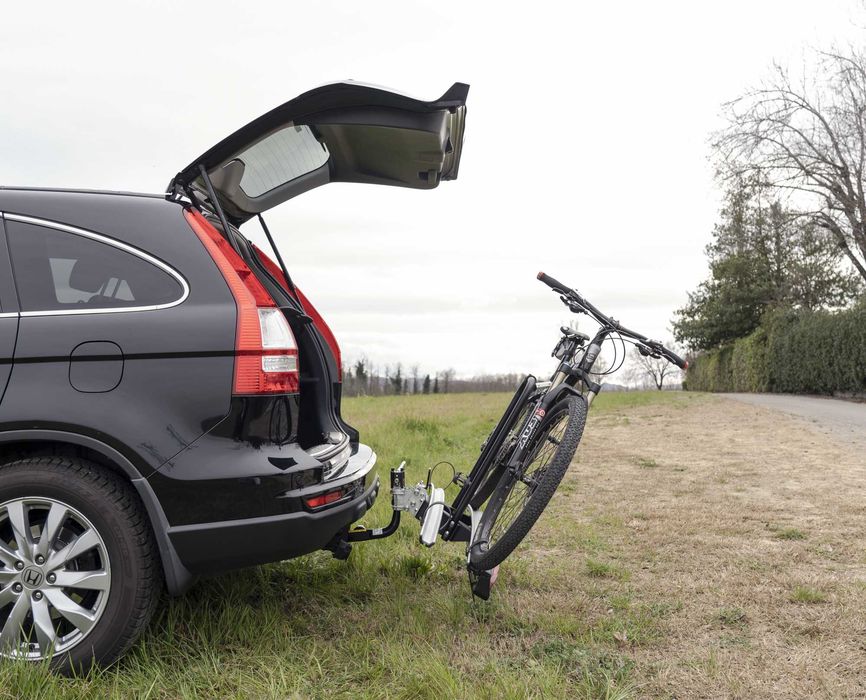 Suport biciclete Menabo Merak Rapid pentru 2 biciclete cu prindere pe carligul de remorcare