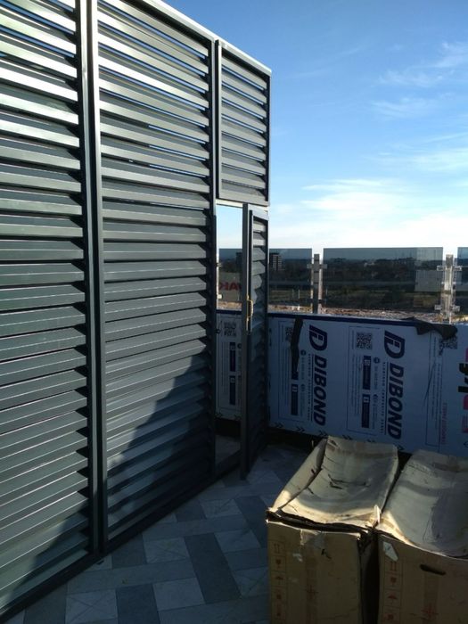 ЖАЛЮЗИ металлические забор jalyuzi парапет