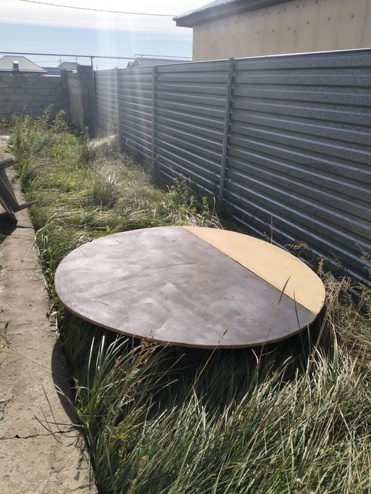 Стол круглый казахский