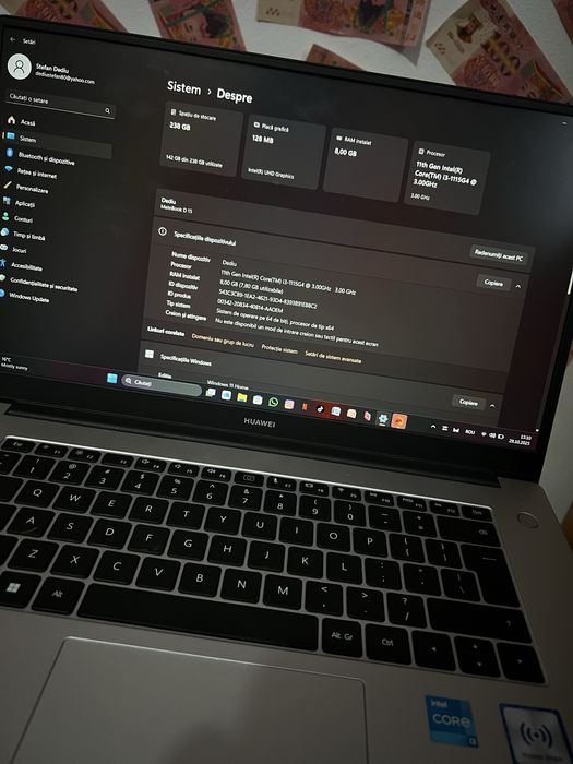 Laptop Huawei MateBook D15