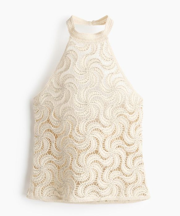 Set H&M cu aspect crosetat si cu margele