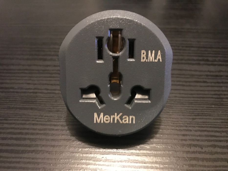 Преходник Адаптер Адаптор Английски за Контакт UK/BG Лукс 5бр.комплект