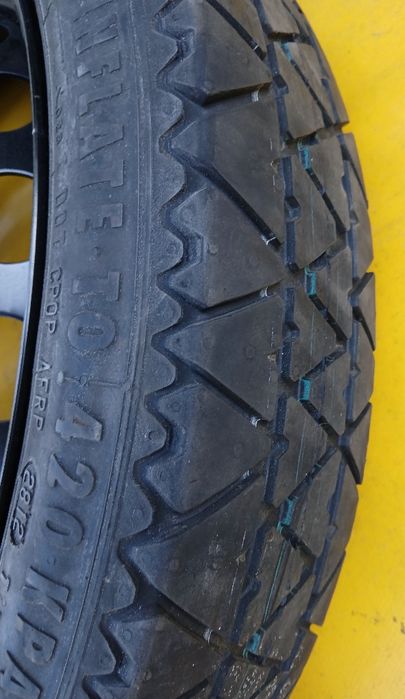 Roată rezervă slim 5x112 Audi A4 A5 Mercedes kit complet