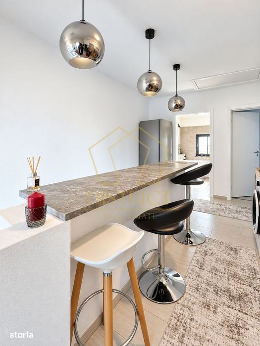 Apartament cu 2 camere mobilat | Etajul 1 | 57 mp utili | in Giroc la