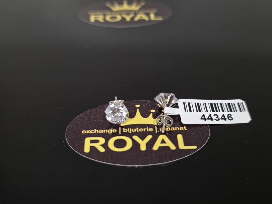 Bijuteria Royal: Cercei aur 14k/1.35 gr