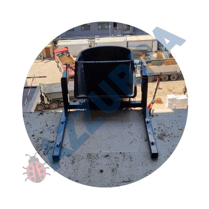 tubulatura moloz, JGHEAB moloz, tobogan evacuare moloz PVC RANFORSAT