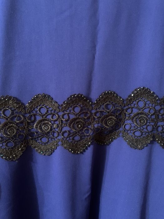 Платье синего цвета