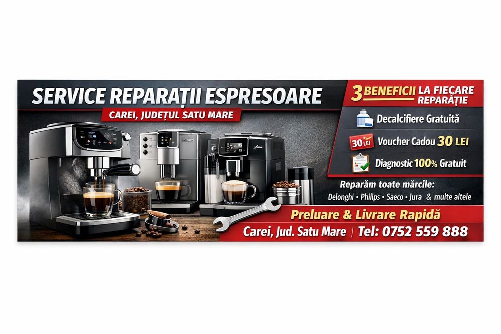 Reparații aparate de cafea