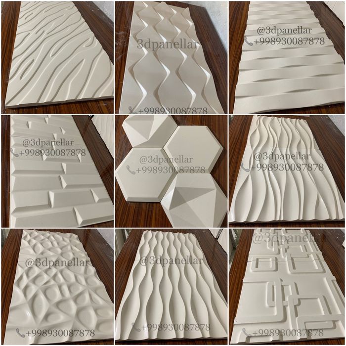 Gips 3d panellar | 3д панели | декор | decor | 3d panel | 3д панель