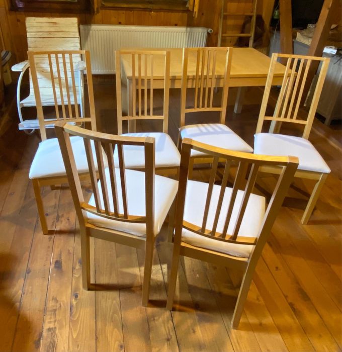 6 scaune IKEA solide