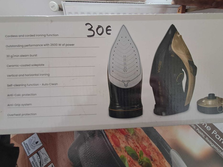 Vand cositori cu acumulatori , fiere de calcat , lenjerii pentru pat mari albe ,prosoape albe , satie de calcat verticala ,