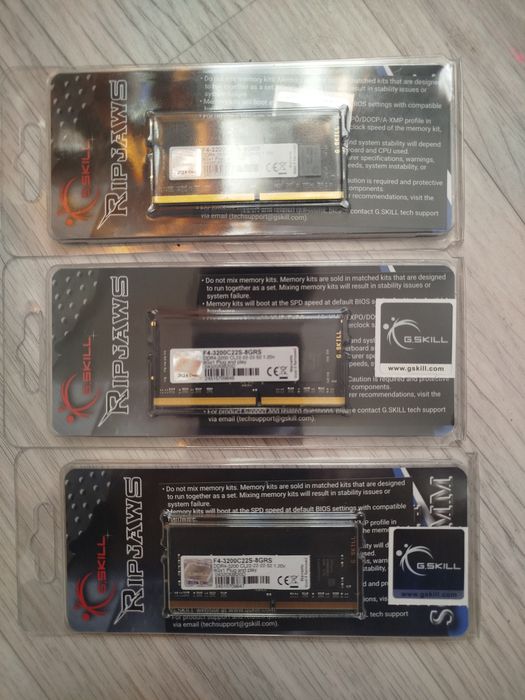 ОЗУ DDR4 8 ГБ для ноутбуков новые. Торг.
