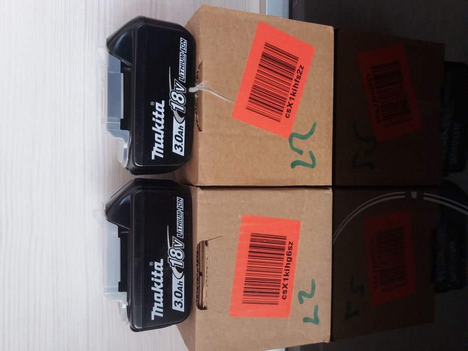Нови батерии Makita и Dewalt 18v 1,5ah,2ah,3ah,5ah,6ah