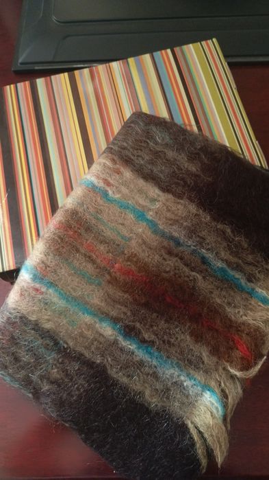 Шарф шерстяной СССР мужской