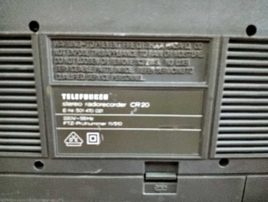 Радио касетофон  Telefunken CR 20
