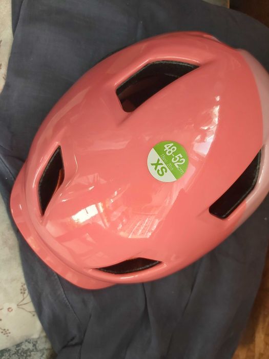 Cască protecție copii B'TWIN Decathlon, mărimea XS (48-52 cm), roz - NOUĂ