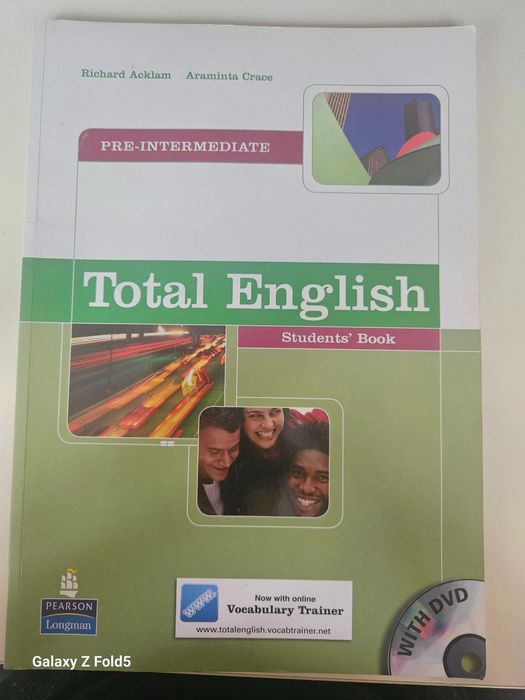 Учебна тетрадка по английски език Total English Pre-Intermediate + CD