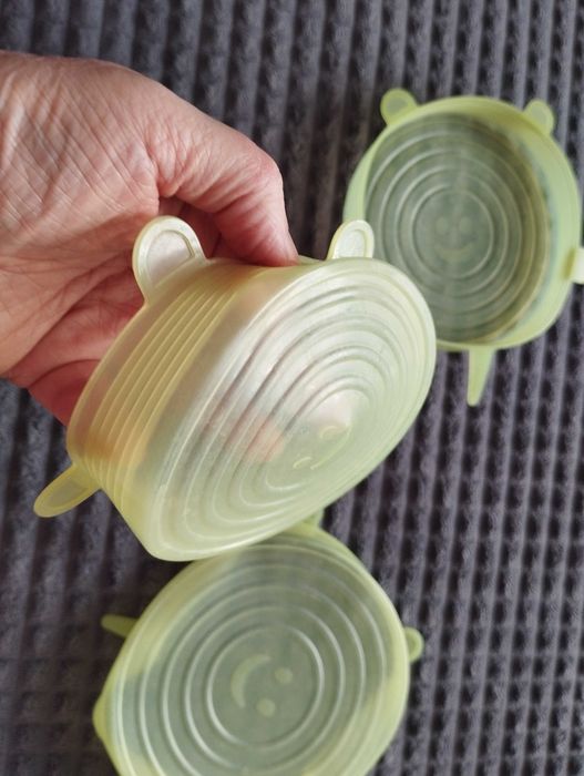 Силиконовые крышки для посуды (3 шт)