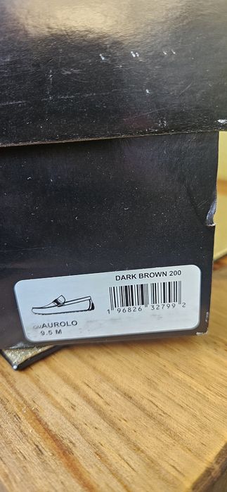 Mocasini Guess Aurolo din piele Bărbați