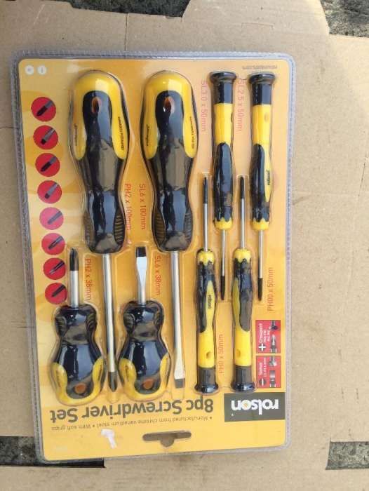 Surubelnite Anglia Rolson 8pcs screwdriver 90590