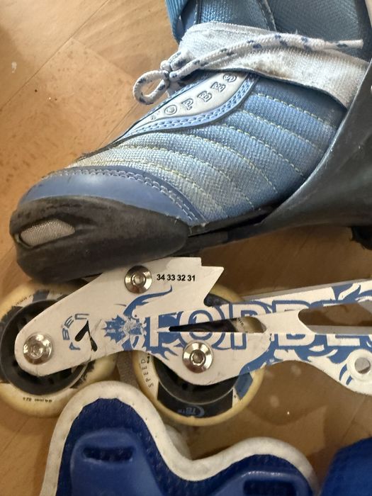 Продам ролики с 31-34(раздвижные)