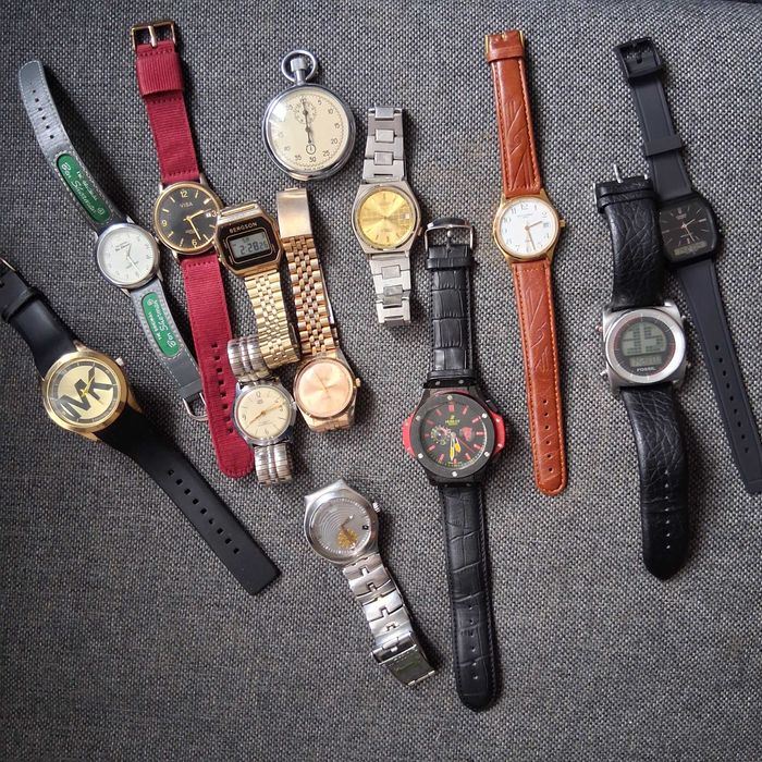 Лот часовници - механични и кварцови Seiko, Swatch, Fossil, Casio