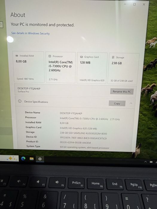 Microsoft Surface Pro 4 i5 7300u 8gb 256ssd