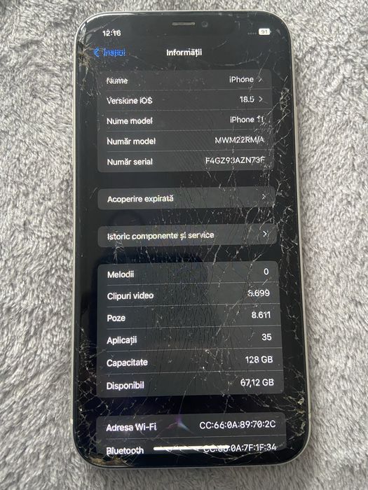 Vând Iphone 11 128gb