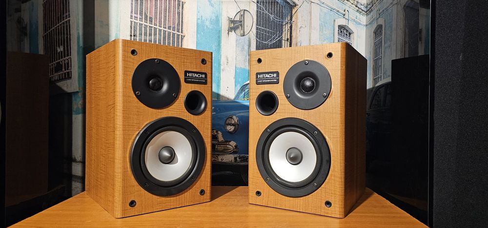 Boxe audio Hitachi  AX M 140 - monitoare pasive - boxe de raft 8 ohm