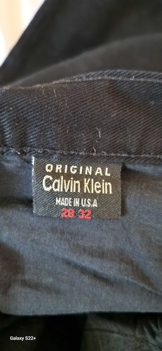 Blugi negri , Calvin  Klein ,100 %bumbac .