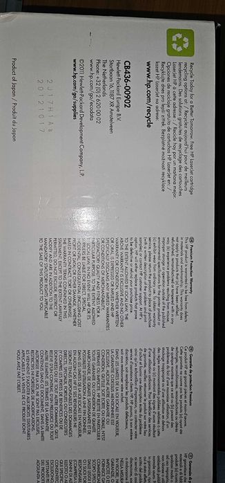 Cartus HP Laserjet negru 36A CB436A