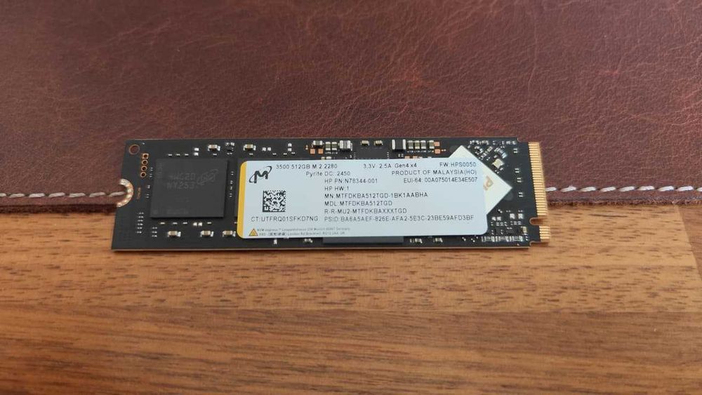 Топовый NVMe SSD Gen4 Micron 3500 / 512 Gb / 2280